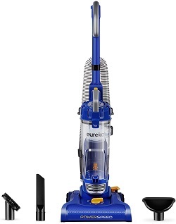 Eureka NEU182A PowerSpeed Bagless Upright Vacuum Cleaner, Lite, Blue